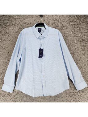 Society of Threads Mens XL Blue Long Sleeve Button Up *NWT*